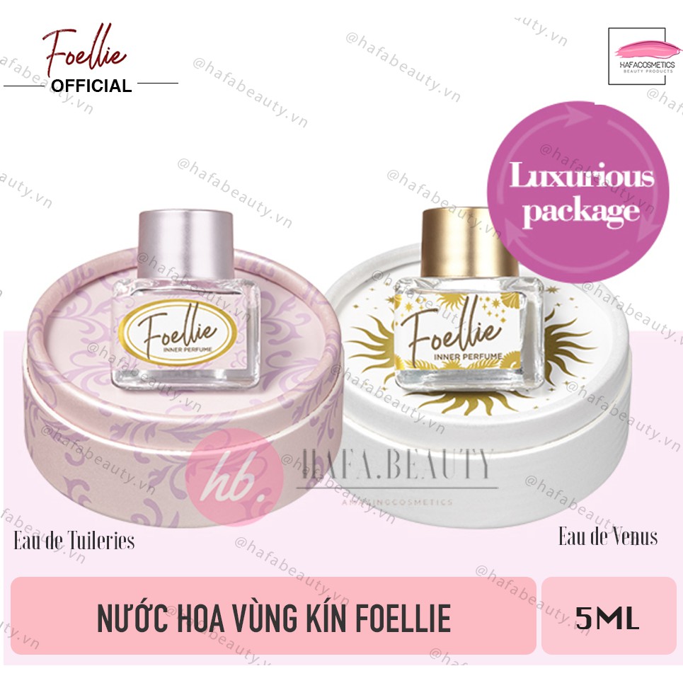 [PHIÊN BẢN MỚI] Nước hoa vùng kín Foellie Inner Perfume 5ml (Luxurious Package)