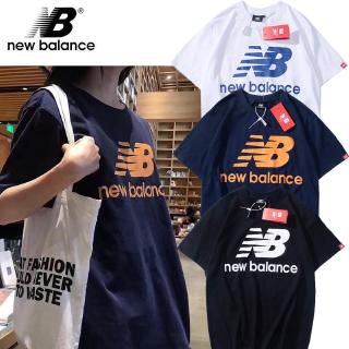 Áo thun ngắn tay in logo New Balance thời trang sành điệu cho nam và nữ