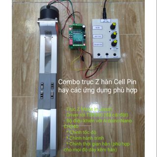 Trục Z DIY Hàn Cell Pin, Máy Ép tự động hay Ứng dụng phù hợp