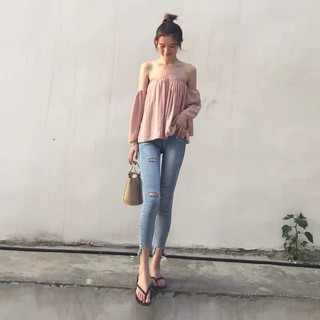 Áo trễ vai mùa hè 2019
