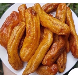 Chuối sấy dẻo Đà Lạt nguyên trái hũ 500g