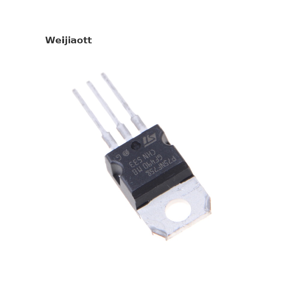 Set 10 linh kiện bán dẫn Weijiaott P75NF75 P75N75 STP75NF75 TO-220