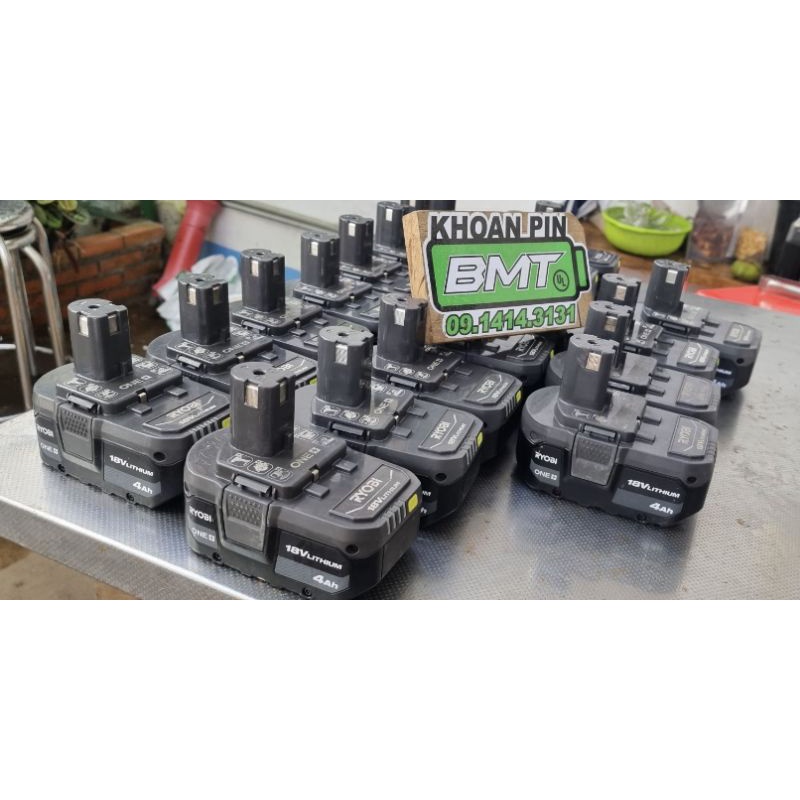 Pin Ryobi 18v 4ah lướt 90%
