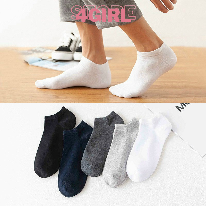 Tất Vớ Trơn Cổ Ngắn Unisex Store4girls