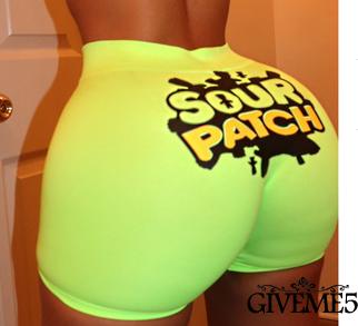 Quần Short Legging Thể Thao In Chữ Gợi Cảm Dành Cho Nữ