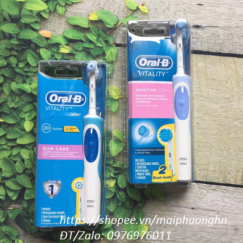 Bàn chải điện chính hãng Oral B đủ loại