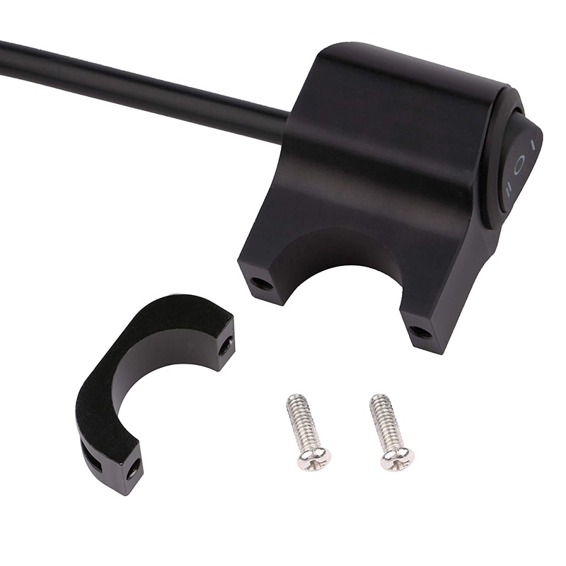 Công Tắc Đèn Pha Ba Vị Trí Bằng Hợp Kim Nhôm Chống Thấm Nước 22mm 7/8in 12V Cho Xe Máy