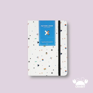 Sổ Crabit A5 ruột dot - Pattern Lover trắng