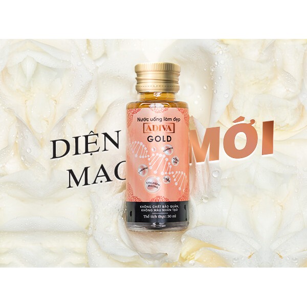 01 hộp GOLD ADIVA COLLAGEN 14 lọ/ hộp *MOPStore Onnut