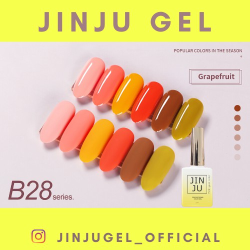 Sơn gel JINJU mã B28 chai 15ml chính hãng