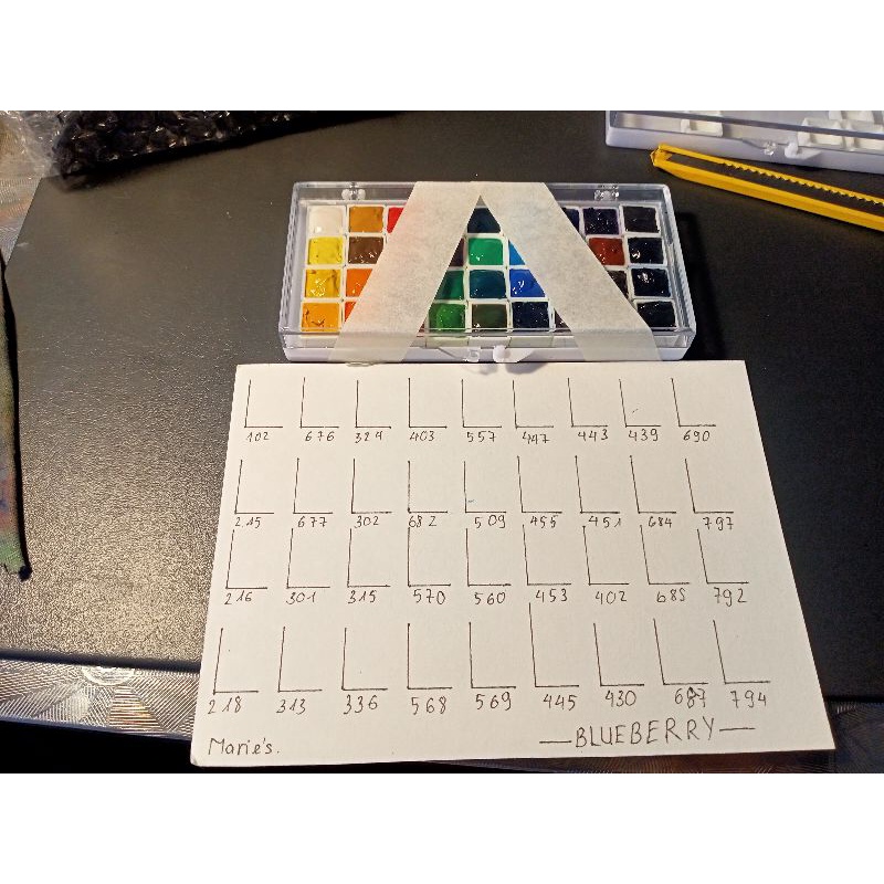 Màu nước marie's hạng học sinh 12_24_36 màu 0,5--1ml