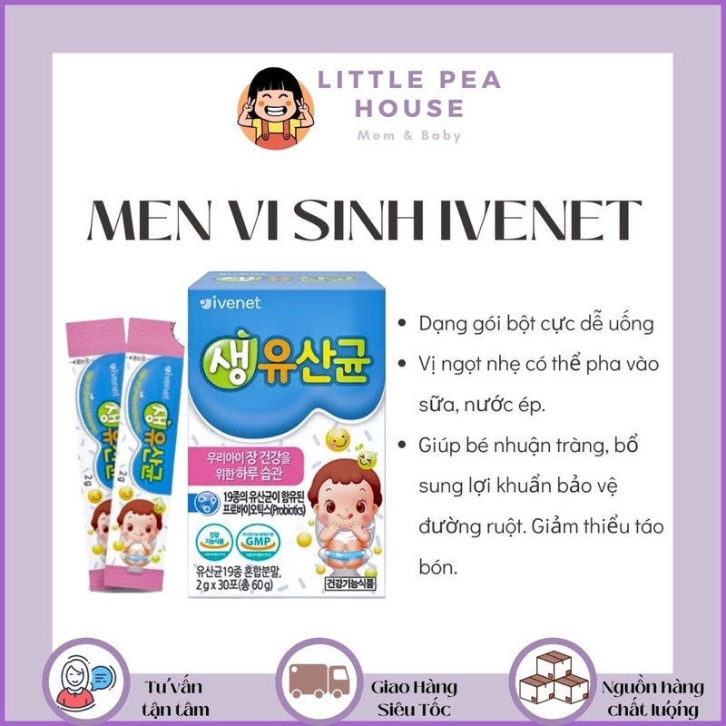 Men Vi Sinh IVENET cho bé từ 3m+