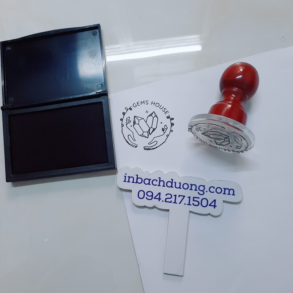 Nhận in khắc dấu đóng hộp carton In Bạch Dương