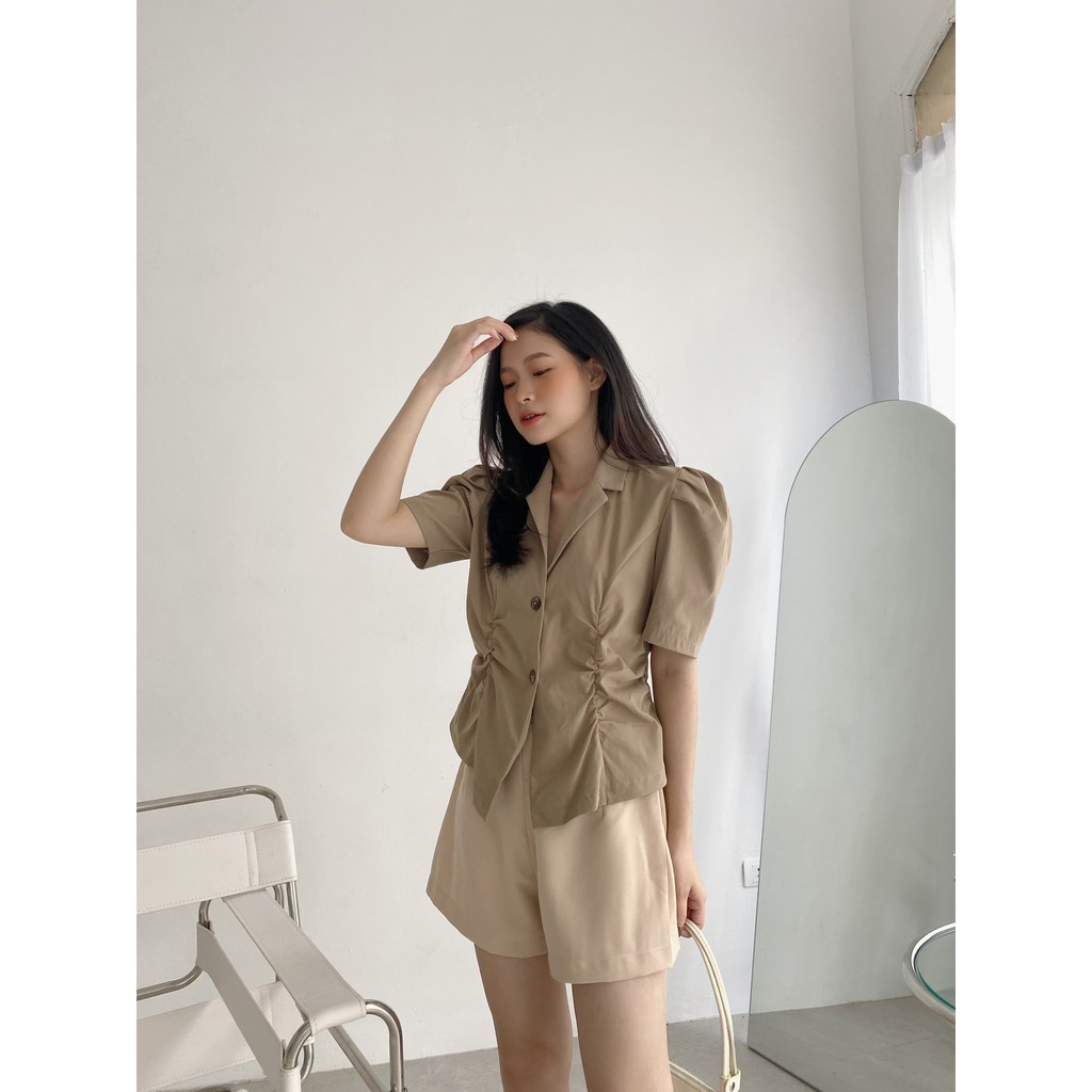 YU CHERRY | Áo nữ Wrap line blazer YA390