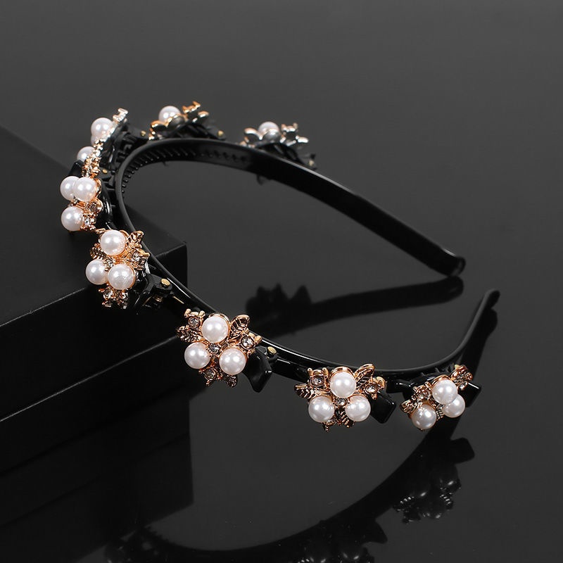 Băng Đô Cài Tóc Đính Ngọc Trai Giả Thời Trang Cho Nữ