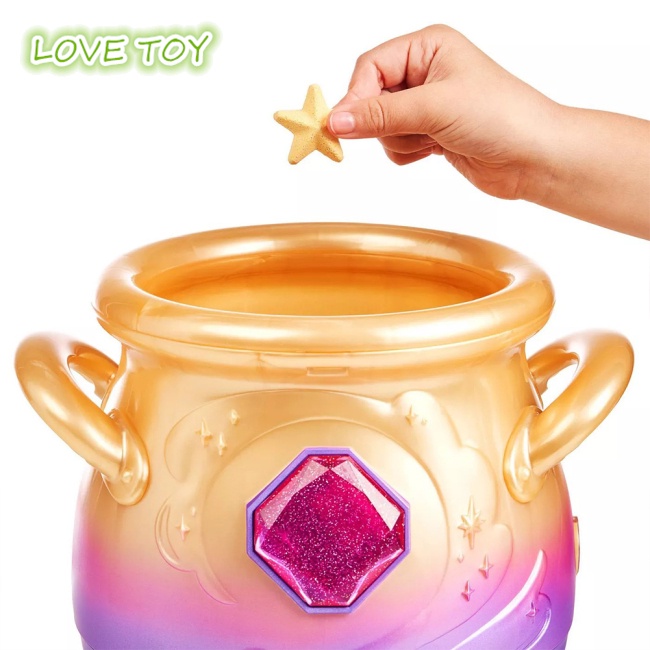Nkodok Đồ Chơi Nhồi Bông Hình Dạng Bột Làm Từ Nhựa Resin Ma Thuật + Đũa Thần Kỳ