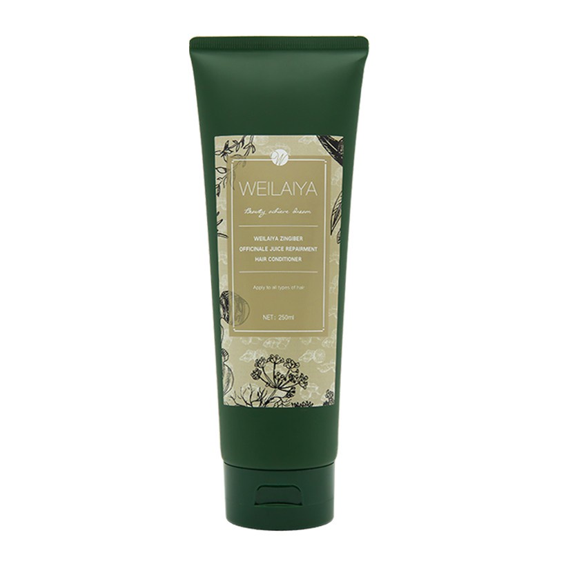 Dầu xả gừng hà thủ ô Weilaiya ngăn rụng và kích mọc tóc, không bết tóc hương nước hoa Weilaiya Zingiber 250ml- Tem nâu