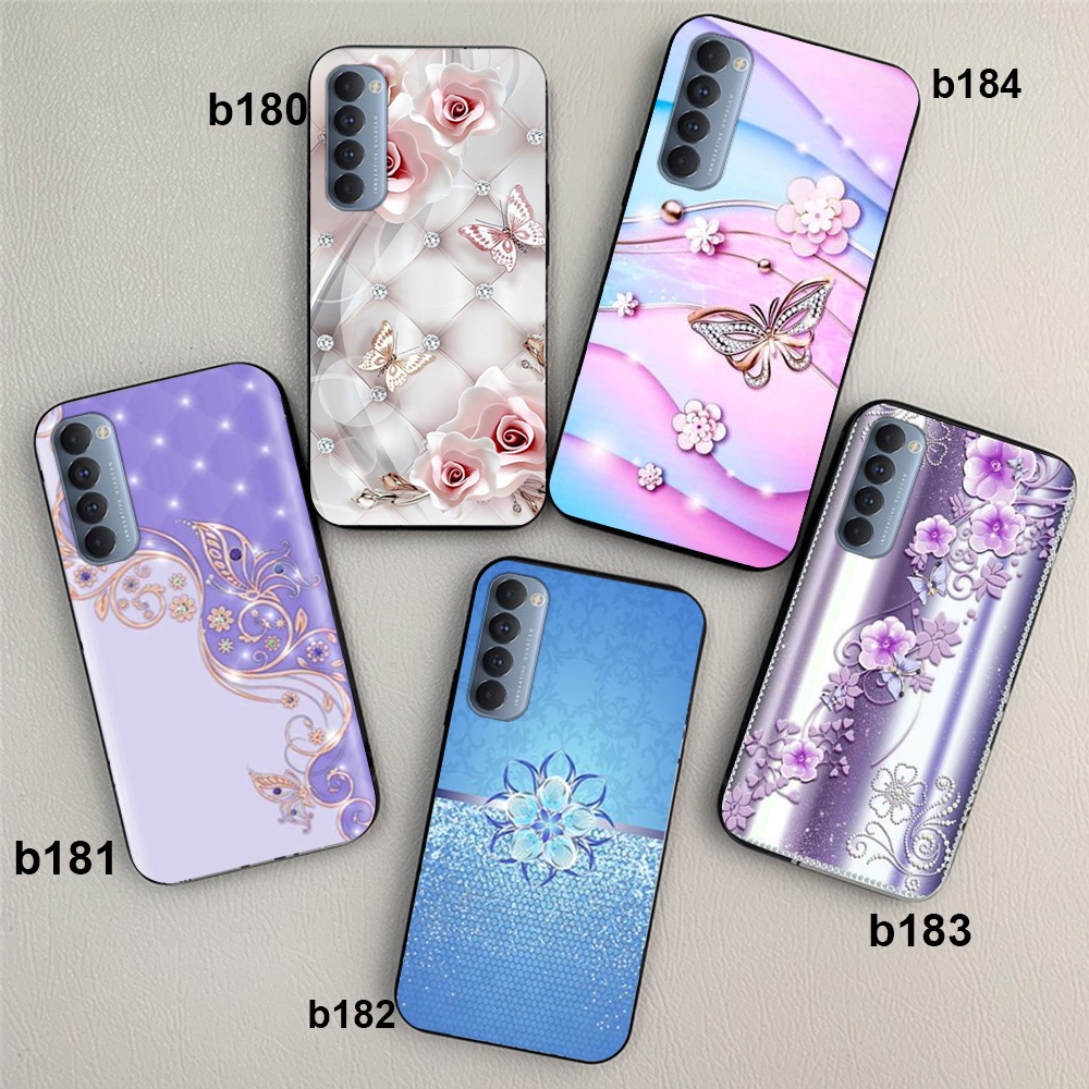 Ốp lưng điện thoại oppo reno 4 / reno 4 pro in hình phong cách nữ sang chảnh