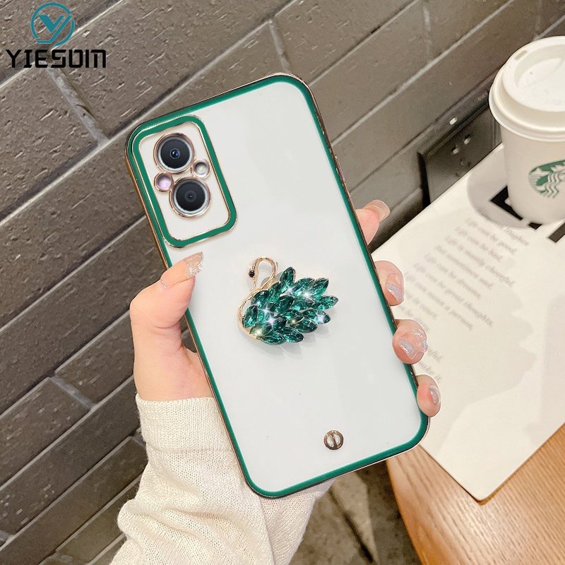 Ốp Điện Thoại Silicon Mềm Trong Suốt Đính Kim Tuyến Sang Trọng Cho OPPO Reno 7Z 7 4G 6 5G 5F