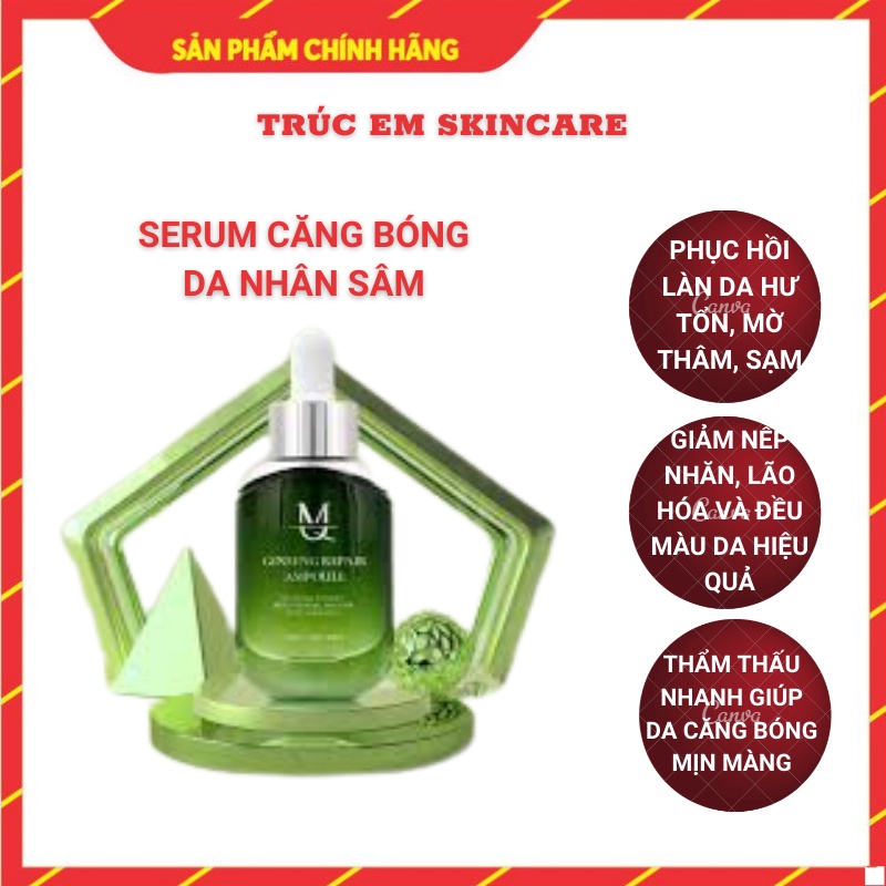 Serum Căng Bóng Da Serum Tế Bào Gốc MQSKIN Serum Chống Lão Hóa Tinh Chất Tăng Cường Sáng Da Mờ Thâm Chính Hãng MQ SKIN