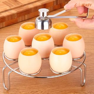 IE❤Kitchen Stainless Steel Egg Opener Shell Top Cutter Tools Eggs Cracker Separator