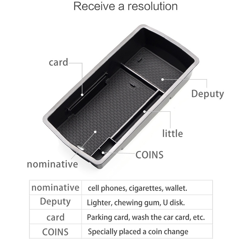 Hộp đựng đồ gắn tay vịn xe hơi Peugeot 3008 4008 5008 2017-2020 MK2 3008GT GT