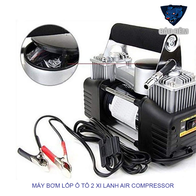 Máy Bơm lốp ô tô 2 Xilanh Air Compressor