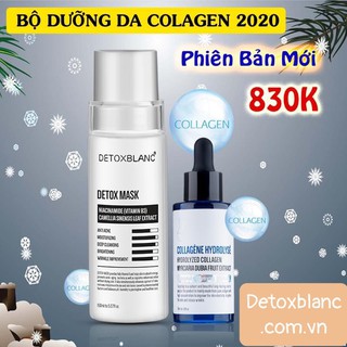 COMBO DƯỠNG DA CĂNG MỊN - SẠCH ĐẦU ĐEN DETOX BLANC