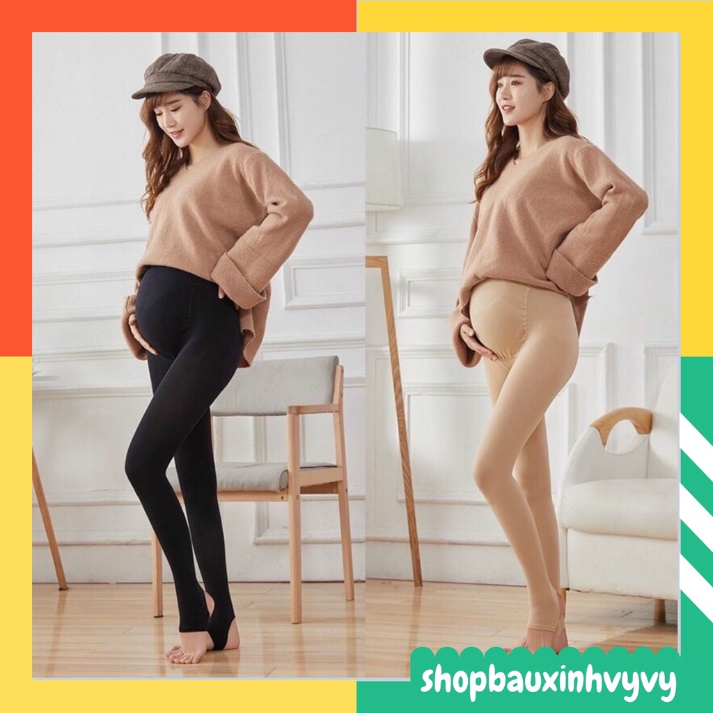 Quần tất bầu Jingcui dày đẹp, co giãn tốt