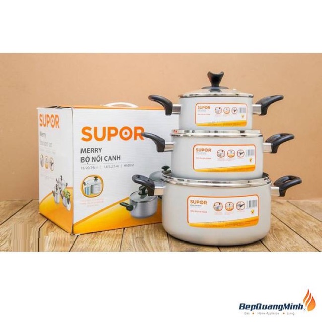Bộ nồi Supor