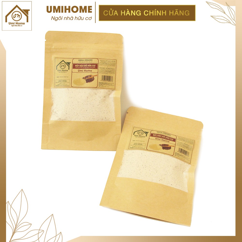 [Mã FMCGMALL -8% đơn 250K] Bột Đậu Đỏ hữu cơ UMIHOME nguyên chất | Red bean powder 100% Organic 40G | BigBuy360 - bigbuy360.vn