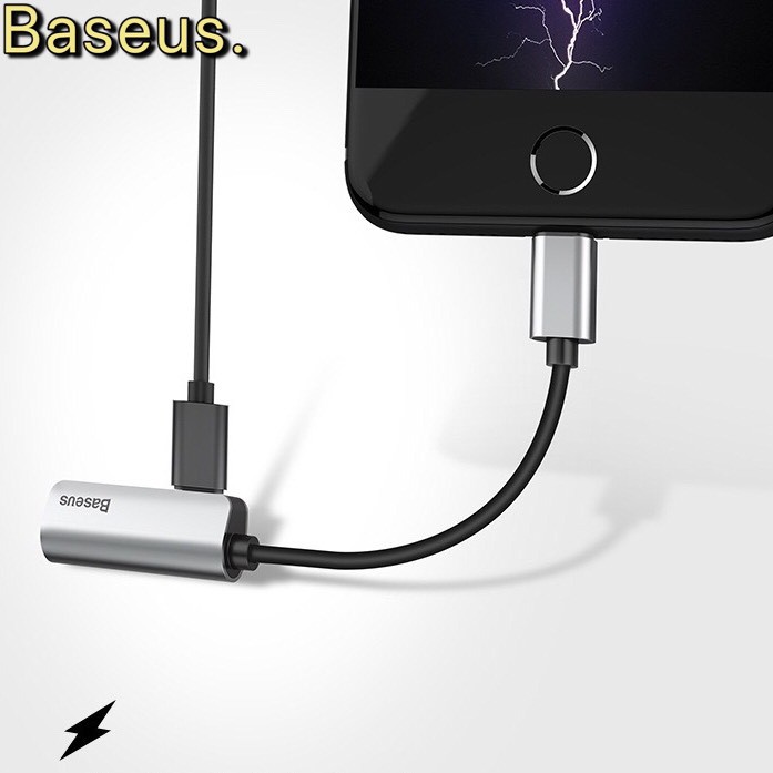 Jack chuyển đổi lightning sang 3.5 Baseus L32 chính hãng baseus