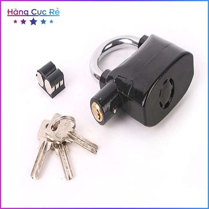 Combo 2 Ổ khóa chống trộm thông minh có còi hú Freeship Khóa Alarm clock cao cấp - Bảo hành 1 đổi 1 - Shop Hàng Cực Rẻ