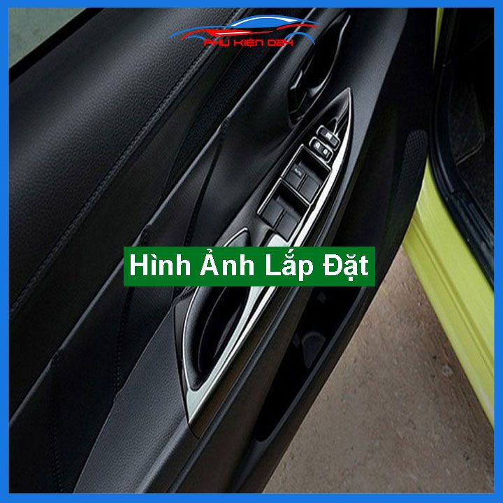 Ốp nội thất Vios 2014-2015-2016-2017-2018 vân Titan bảo vệ chống trầy xước và làm đẹp xe