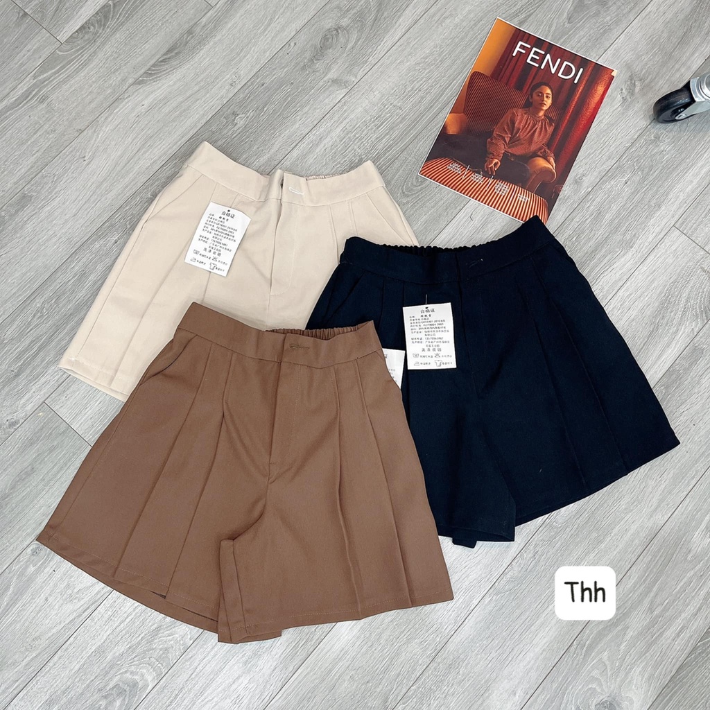 Mã 306-QUẦN SOOC KAKI DẬP LY GIẢ VÁY