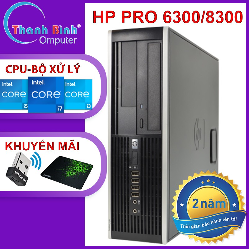 PC Văn Phòng Giá Rẻ ☀️ThanhBinhPC☀️ Máy Tính Văn Phòng Giá Rẻ - HP Pro 6300/8300 ( CPU Core I3 I5 I7 )  - Bảo Hành 12T.