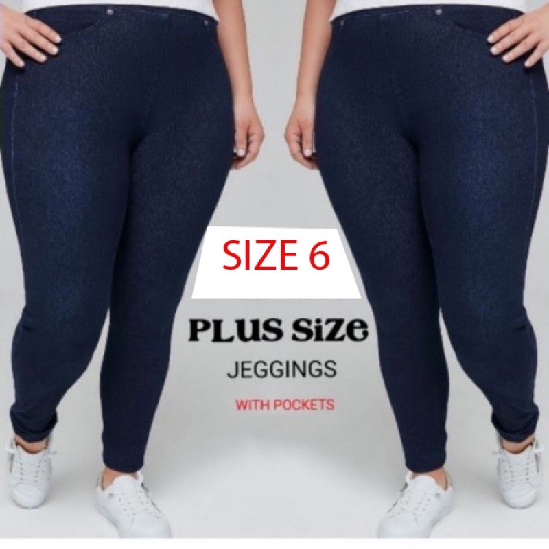 quần legging big size jean màu xanh wash trơn size 60-70kg