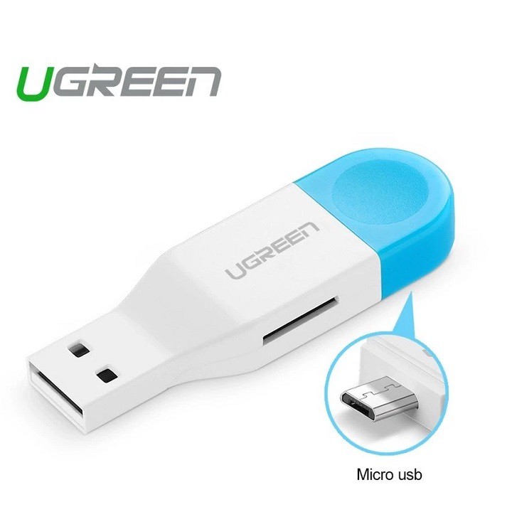 UGREEN - 30358 Universal USB 2.0 OTG Card Reader for Micro SD/TFFlash Memory Card - Intl