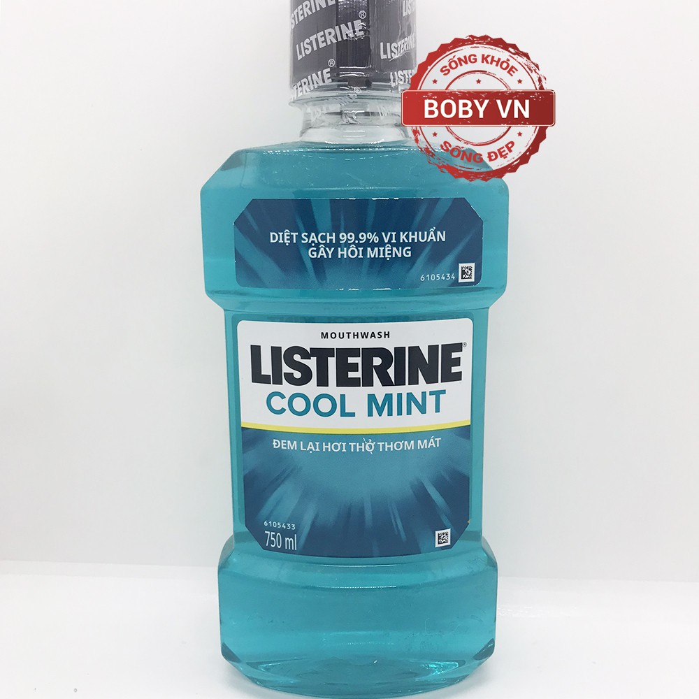 Nước súc miệng Listerine 750ml