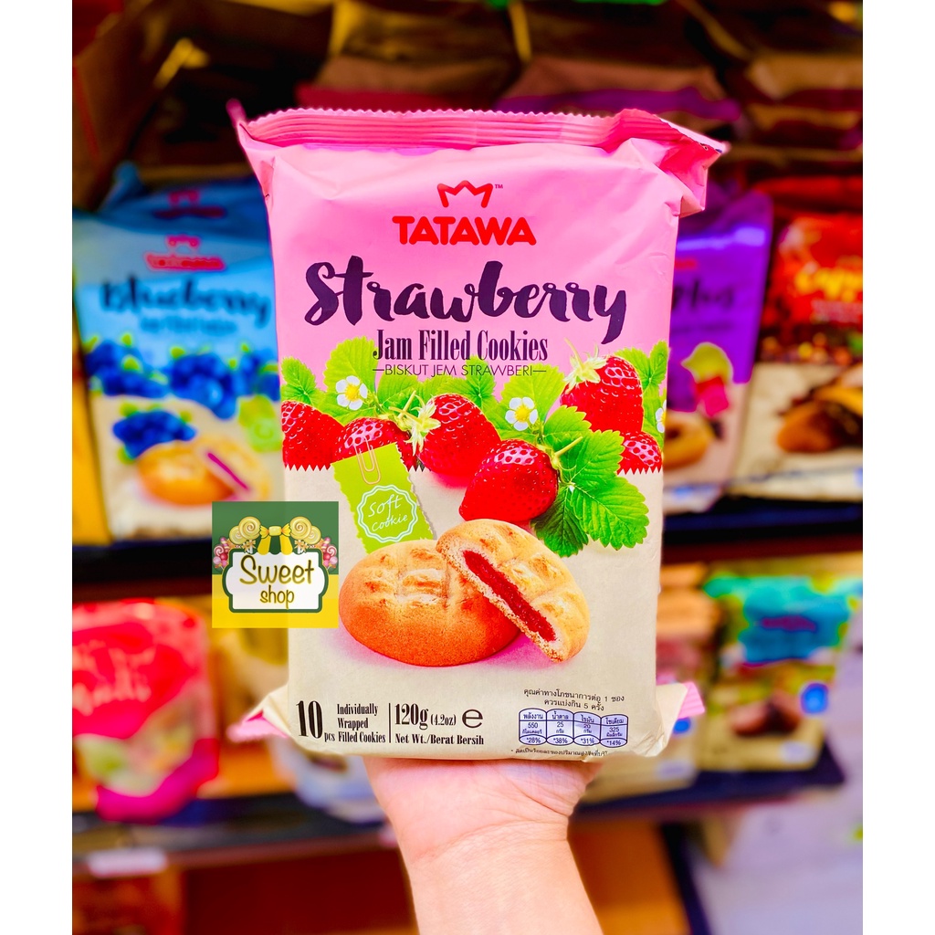 Bánh quy nhân mứt Tatawa gói 120g - Malaysia