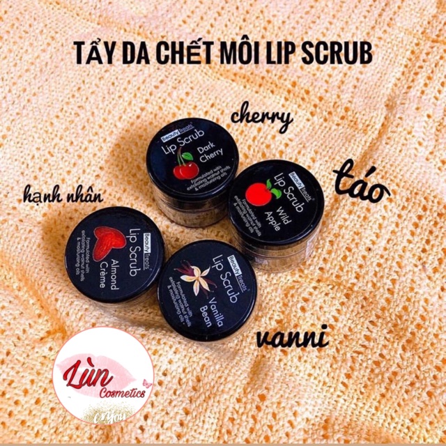 ( sẵn ) Tẩy tế bào chết môi BEAUTY TREATS SUGAR LIP SCRUB