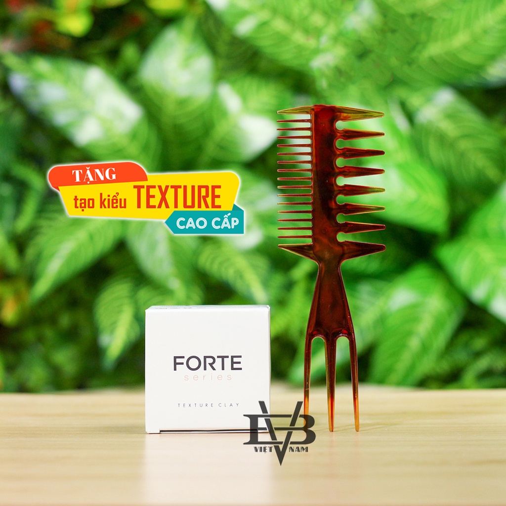 [BY VILAIN - SHOP TPHCM] Sáp vuốt tóc Forte Series Texture Clay 100ml chính hãng USA + Tặng lược tạo