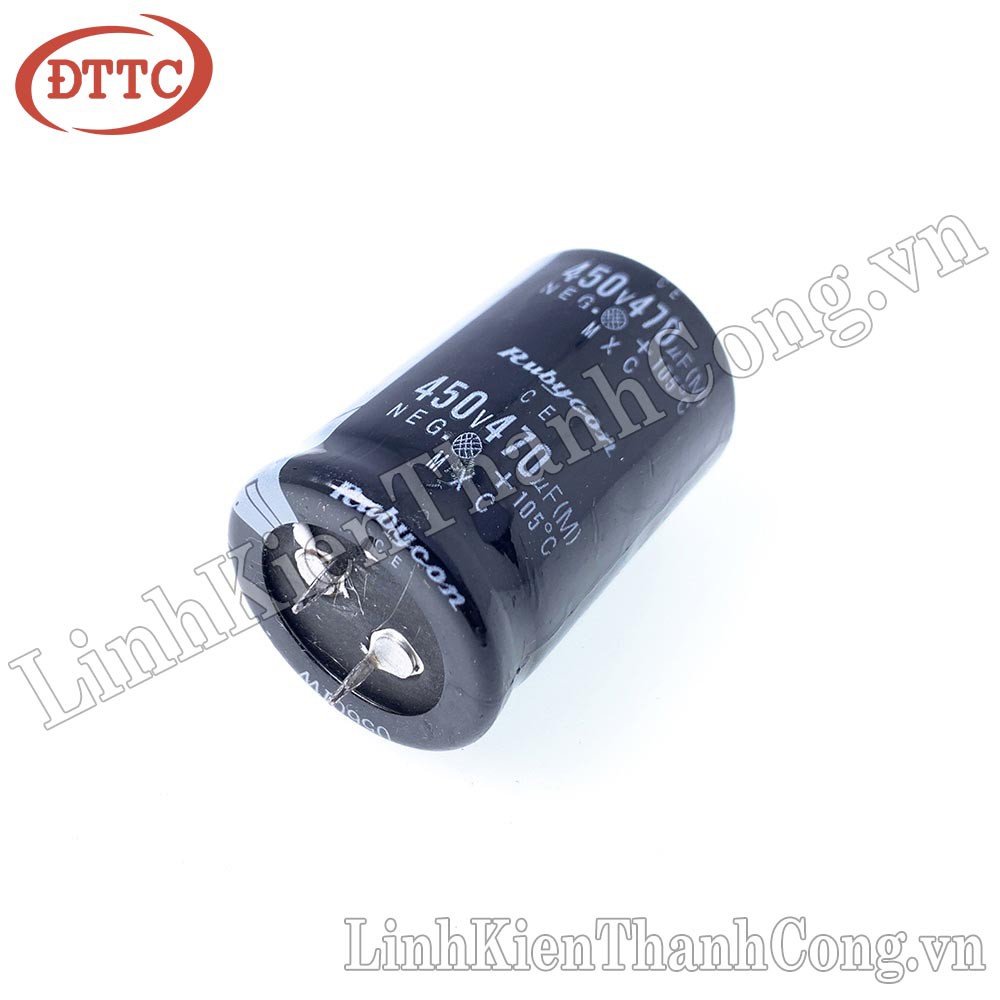 Tụ 470uF 450V Chân Cứng (30x50mm)