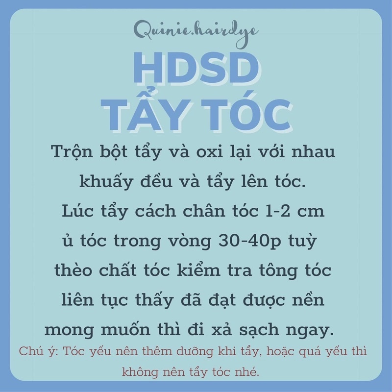 THUỐC TẨY TÓC SIÊU DƯỠNG