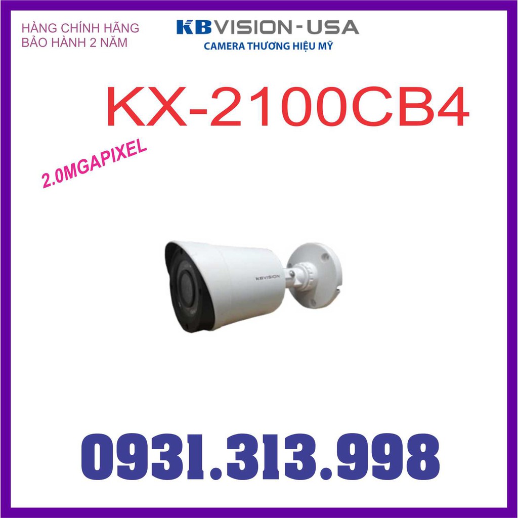 CAMERA KX-A2100CB4 2.0 MGAPIXEL KBVISION