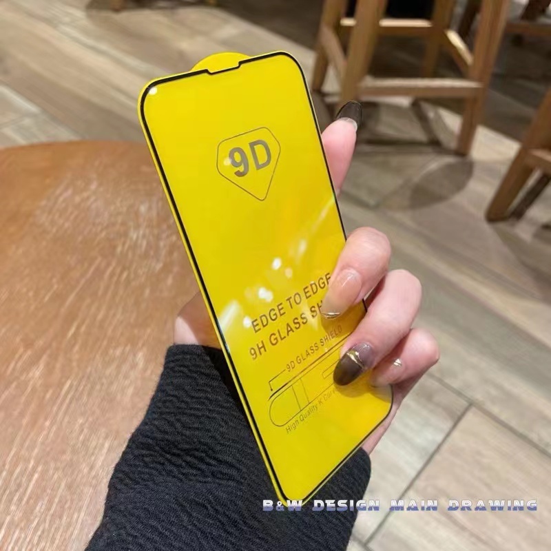 Ốp Điện Thoại Kính Cường Lực 9D Cho iPhone 14 13 12 11 Pro Max 14 Plus XR IX XS Max 6 6s 7 8 Plus 14 13 12
