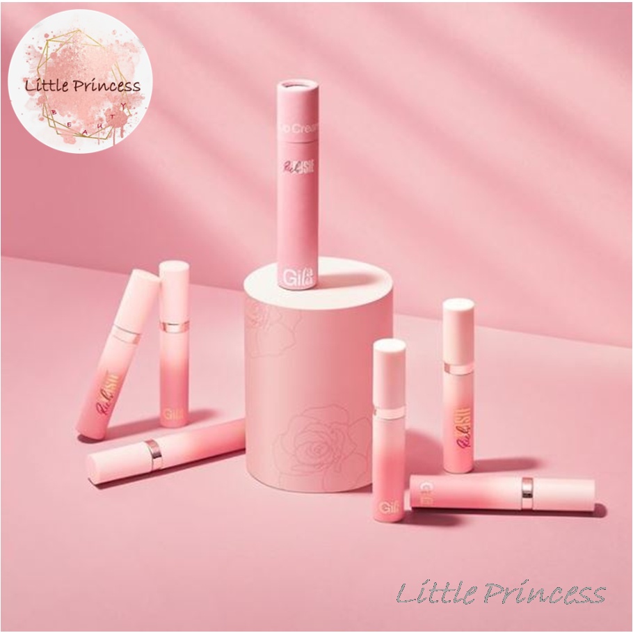 Son Kem Lì, Lâu Trôi Hàn Quốc Gilaa Long Wear Lip Cream (Rich Rosie Edition)