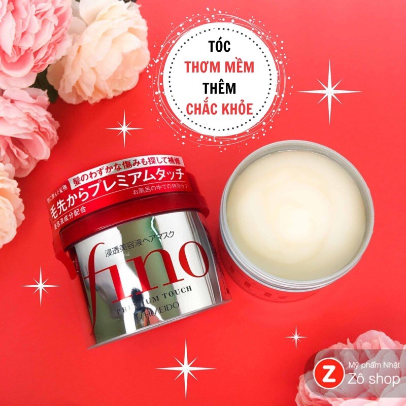 Kem ủ hấp dưỡng tóc FiNo Shiseido Nhật bản 230g