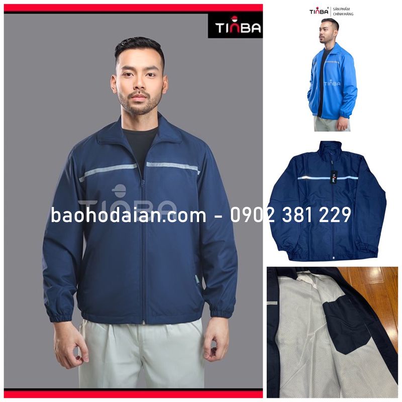 Áo khoác gió đồng phục bảo hộ Tinba 07