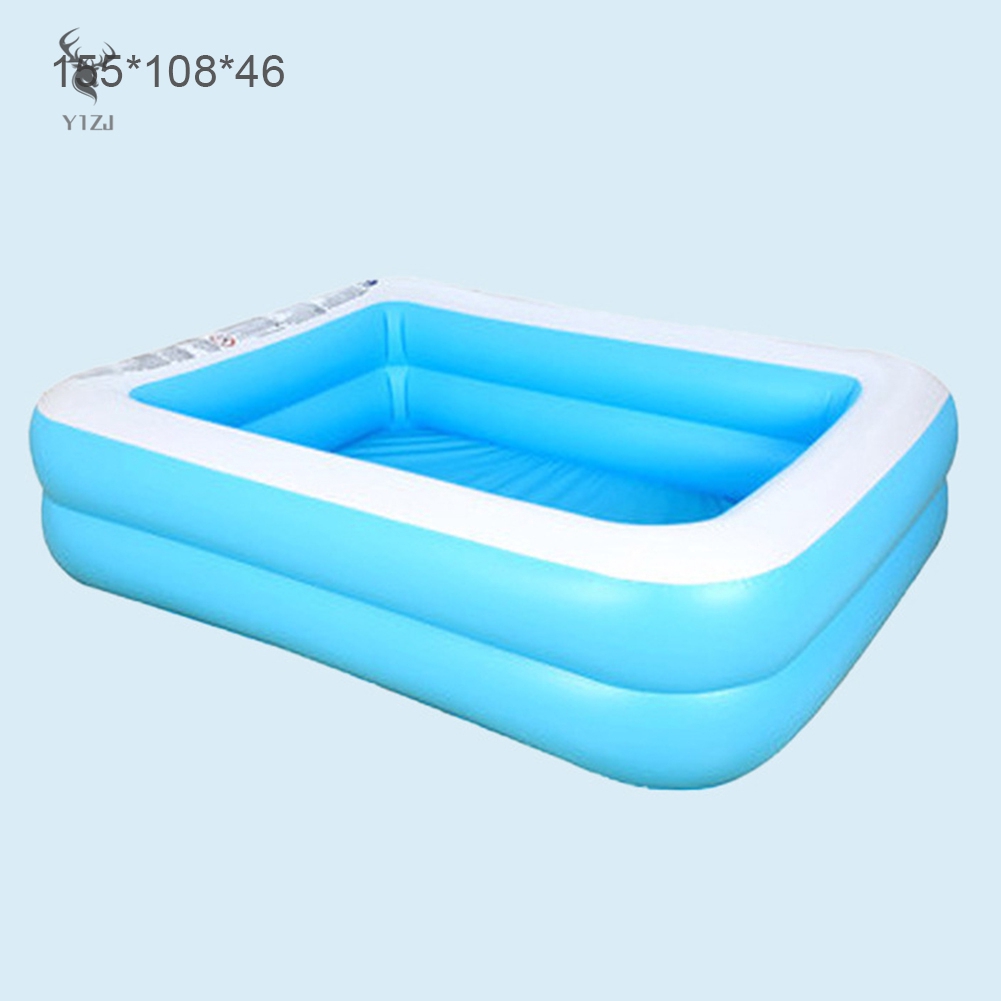 COD&amp; Baby Kid Inflatable Swimming Pool Paddling Pool Large Size Thickened Square Swimming Pool &amp;VN